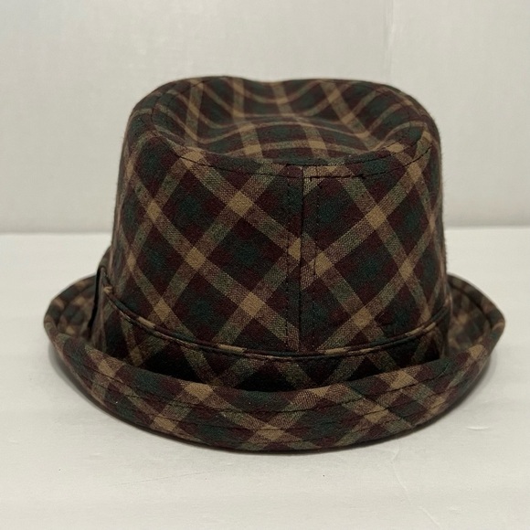 Original Penguin Plaid Fedora Hat - Picture 6 of 11